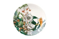 Тарелка десертнная, 19 см, фарфор P, белая, Тропические цветы, Night Garden Flower, 60472