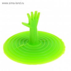 1522557 Пробка для ванны d=6,5 см, силикон, цвет МИКС