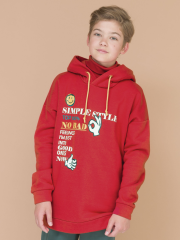 BFNK4295/2 Толстовка для мальчиков Красный(18) Pelican