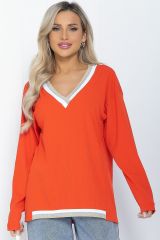 Б11863 Джемпер LADY TAIGA Оранжевый
