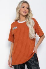 492623 LT Collection Футболка рыжий