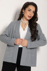 Б12560-31 Жакет LADY TAIGA Серый