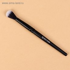 4299494 Кисть для макияжа, в чехле, 15,5 см, цвет чёрный