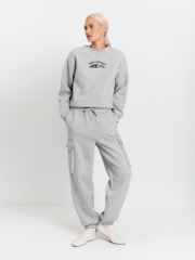 10200160708 Брюки жен. Maura_pants серый меланж CONCEPT CLUB Women