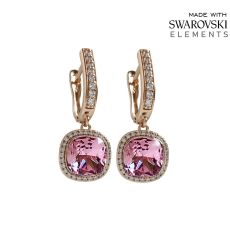 Серьги с кристаллами Swarovski