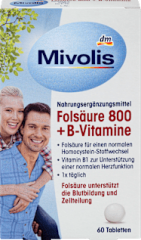 Фолиевая кислота 800 + витамины группы В, таблетки 60 шт., 19 г