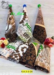 Полотенца вафельные кофе