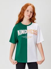 20210510159 Футболка детская для девочек Illinois разноцветный ACOOLA Kids
