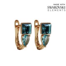 Серьги с кристаллами Swarovski