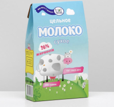 Молоко сухое ЦСМ ГОСТ 26% жирность, твердая, упаковка, 200 г 2420320