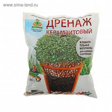 1406304 Дренаж керамзитовый фр 5-10, 3 л