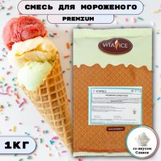 Сухая смесь для мягкого мороженого «Вита-Айс премиум» сливочная, 1 кг 6979441