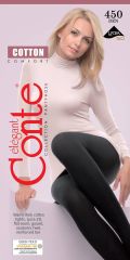 COTTON 450 Conte elegant Колготки Nero
