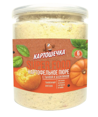 КАРТОШЕЧКА Пюре картофельное с тыквой и базиликом 180г ПЭТ
