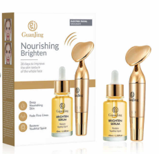 [GUANJING] НАБОР для лица ВЫРАВНИВАНИЕ ТОНА (сыворотка+электрический массажер) Nourishing Brighten, 40 мл/1 шт