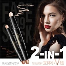 Контурирующий стих для лица Face Stick Grooming Cream 01 Арт.: 2384 Двусторонний стик, сочетающий в себе свойства хайлайтера и контура, позволяет скорректировать рельеф лица. Благодаря комбинации свет