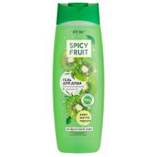 033549  Витэкс Spicy FRUIT. Гель для душа на фруктовой воде «Тонизирование & Свежесть» КИВИ-МАТЧА-ТАРХУН, 515 мл
