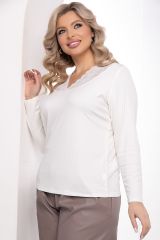 Б8309 Лонгслив LADY TAIGA Белая