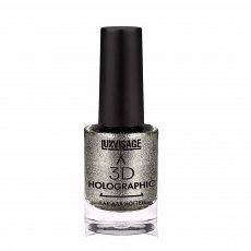 028901 LUXVISAGE. Лак для ногтей 3D Holographic. Тон 714 Серебряный опал