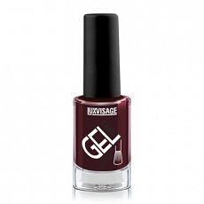 028764 LuxVisage Gel finish. Лак для ногтей тон 09 Тёмно-коричневый