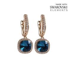 Серьги с кристаллами Swarovski