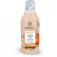 029194 Markell Superfood. Гель-йогурт для душа персик и маракуйя 380 мл