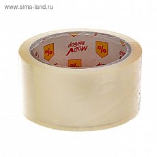 ЦЕНА ЗА 6 ШТ! 1443956 Клейкая лента прозрачная 48 мм * 66 метров * 35 мкм