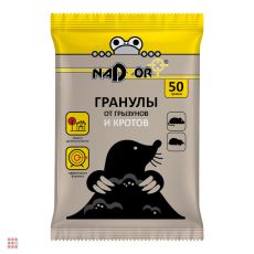 Гранулы от кротов и грызунов NADZOR 50г