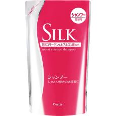 744029		 	KRACIE Шампунь SILK увлажняющий для волос с природным коллагеном сменка 350мл/