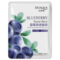 Увлажняющая тканевая маска для лица Blueberry Moisturizing Mask с экстрактом черники Арт.: 2765 Тканевая увлажняющая маска для лица с экстрактом черники - продукт с ярко выраженным воздействием антиэй