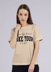 451842 CLEVER Футболка бежевый