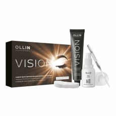 Ollin Набор для окрашивания бровей и ресниц / Vision, светло-коричневый