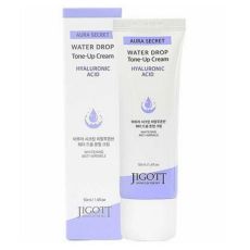 Jigott Осветляющий крем с гиалуроновой кислотой / Aura Secret Hyaluronic Acid Water Drop Tone Up Cream, 50 мл