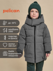 BZXZ3362/12 Куртка для мальчиков Хаки(47) Pelican