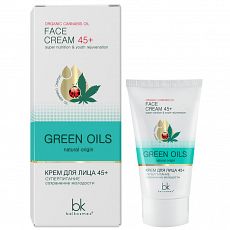 028316 Belkosmex Green Oils Крем д/лица 45+ суперпитание сохранение молодости 40г