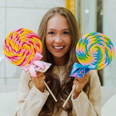 5414170 Леденец на палочке «8 Марта», со вкусом тутти-фрутти, 400 г