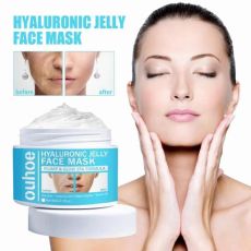 OUHOE Ночная увлажняющая маска для лица с гиалуроновой кислотой Hyalluronic Jelly Face Mask, 60гр Арт.: 2293 Ночная гель-маска с гиалуроновой кислотой обеспечивает коже интенсивное увлажнение. Устраня