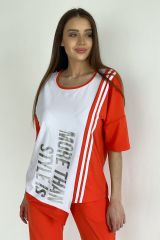 427720 Натали Футболка рыжий