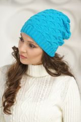 Шапка женская 8315 яр.голубой VAY