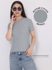 439439 Апрель Футболка серый