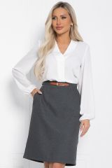 Ю12311-27 Юбка LADY TAIGA Серая