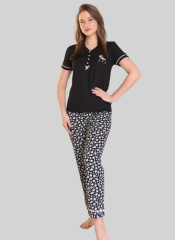 5515-5 Женская пижама Pijamoni Черный