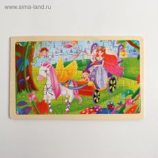 5245016 Детский развивающий пазл «Принцесса» 20х32х0,5 см