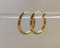 Серьги-кольца из стали