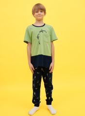 8663 Комплект для мальчика ZEYZEY kids Зеленый