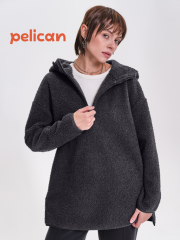 DFNK6351/1 Толстовка женская Темно-серый(43) Pelican