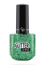 Лак-гель для ногтей GR Extreme Gel Shine Nail Lacquer Glitter - 215 Glitter Зелёный (215)