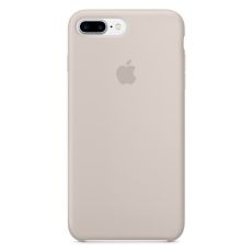 Силиконовый чехол для iPhone 7 Plus / 8 Plus бежевый (Stone)