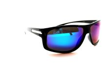 Поляризационные мужские 2019 - спорт Polarized 3011 черный сине-сиреневый черный