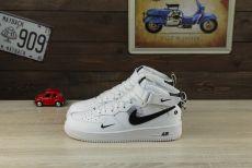 Зимние Nike Air Force из натуральной кожи